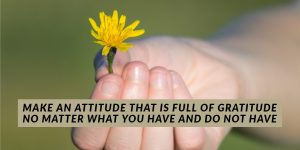 Read more about the article Make An Attitude That Is Full Of Gratitude